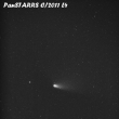 Animace komety PanStarrs C/2011 L4