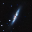 M 82, SN2014J - detail, ozna�eno (sub 2min/1hod 36min, DF)